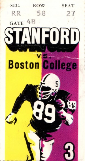 1979_College_Football_Boston College vs. Stanford_Palo Alto_Row One Brand College Art